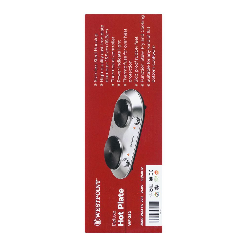 West Point Deluxe Hot Plate, WF-282 - Image 4