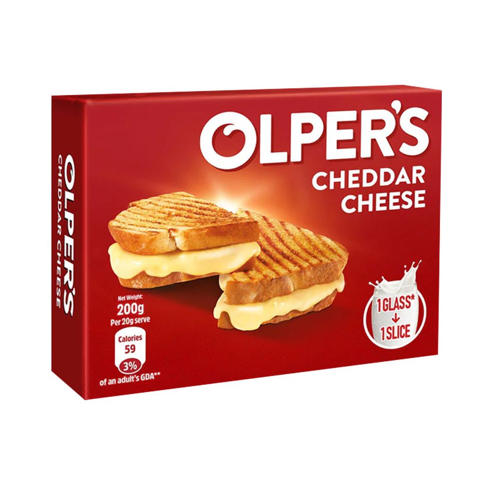 Olper's Cheddar Cheese Block, 200g - Main Image