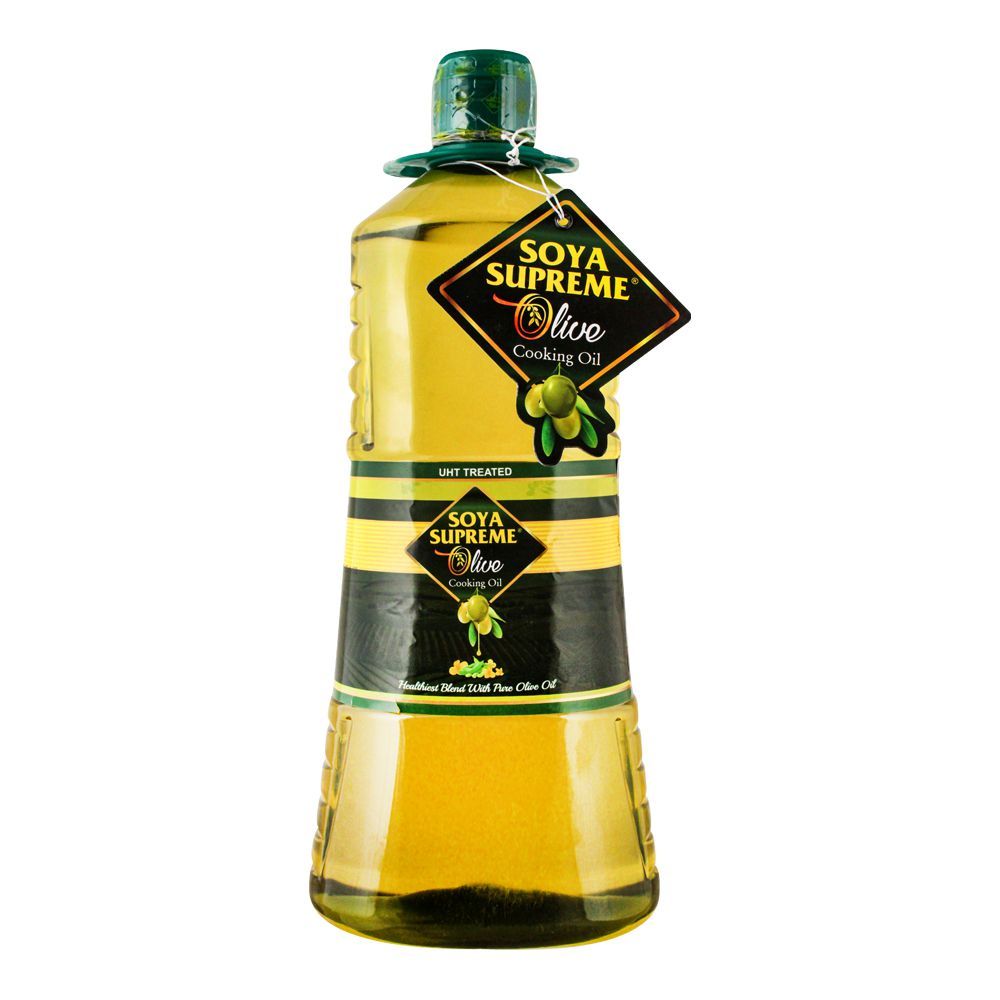 Soya Supreme Olive Cooking Oil, Bottle, 3 Liters - Main Image
