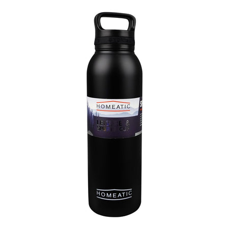 Homeatic Steel Water Bottle, 730ml Capacity, Black, HKA-034 - Main Image