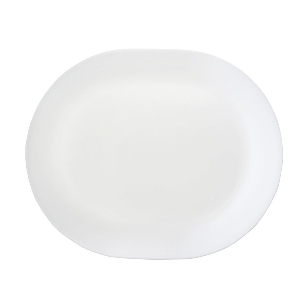 Corelle Livingware Winter Frost White Serving Platter, 12.25 Inches, 6003110 - Main Image