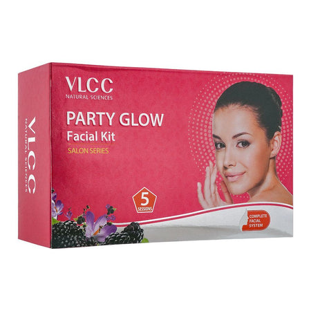 VLCC Natural Sciences Party Glow Salon Series Session 5 Complete Facial Kit 7-Pack - Main Image