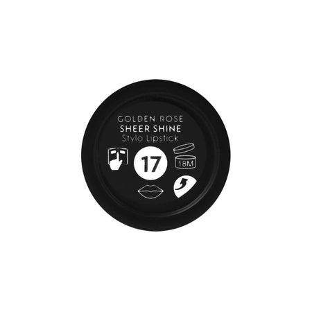 Golden Rose Sheer Shine SPF 25 Stylo Lipstick, 17 - Image 7