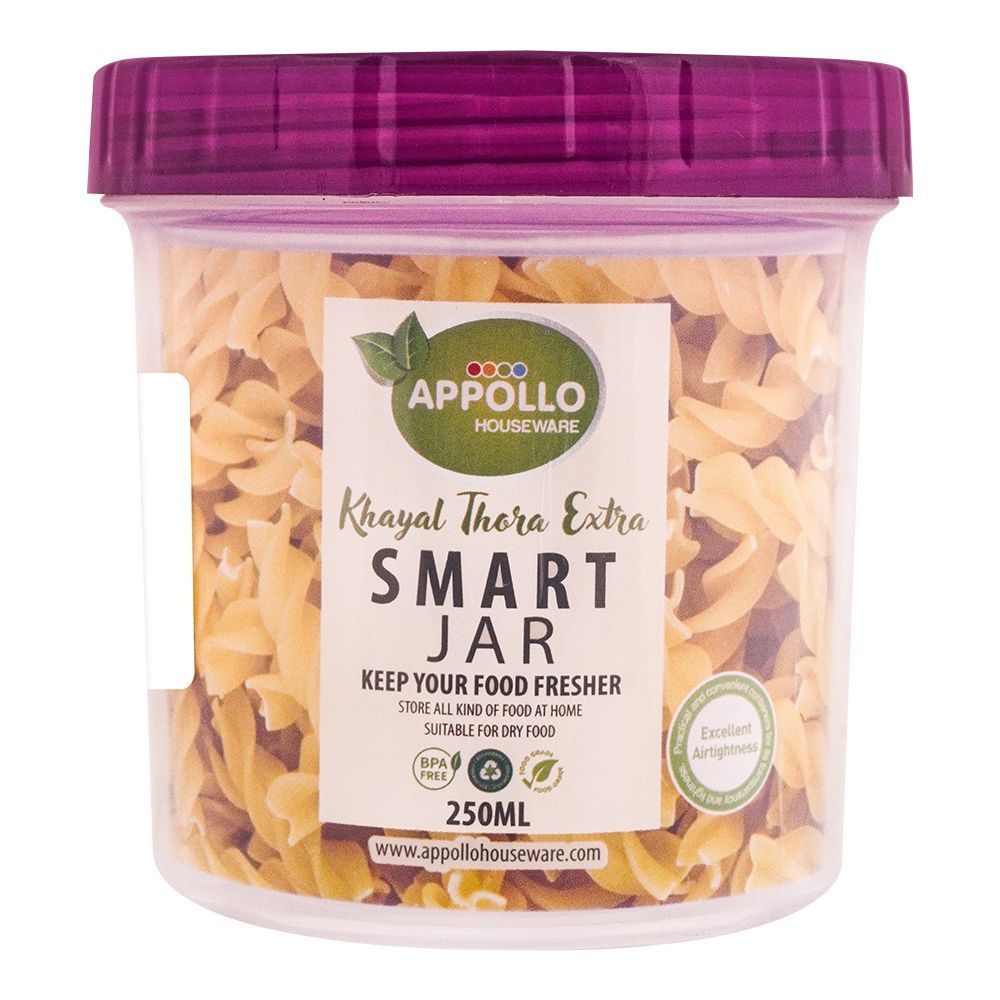 Appollo Smart Jar, Purple, 250ml - Main Image