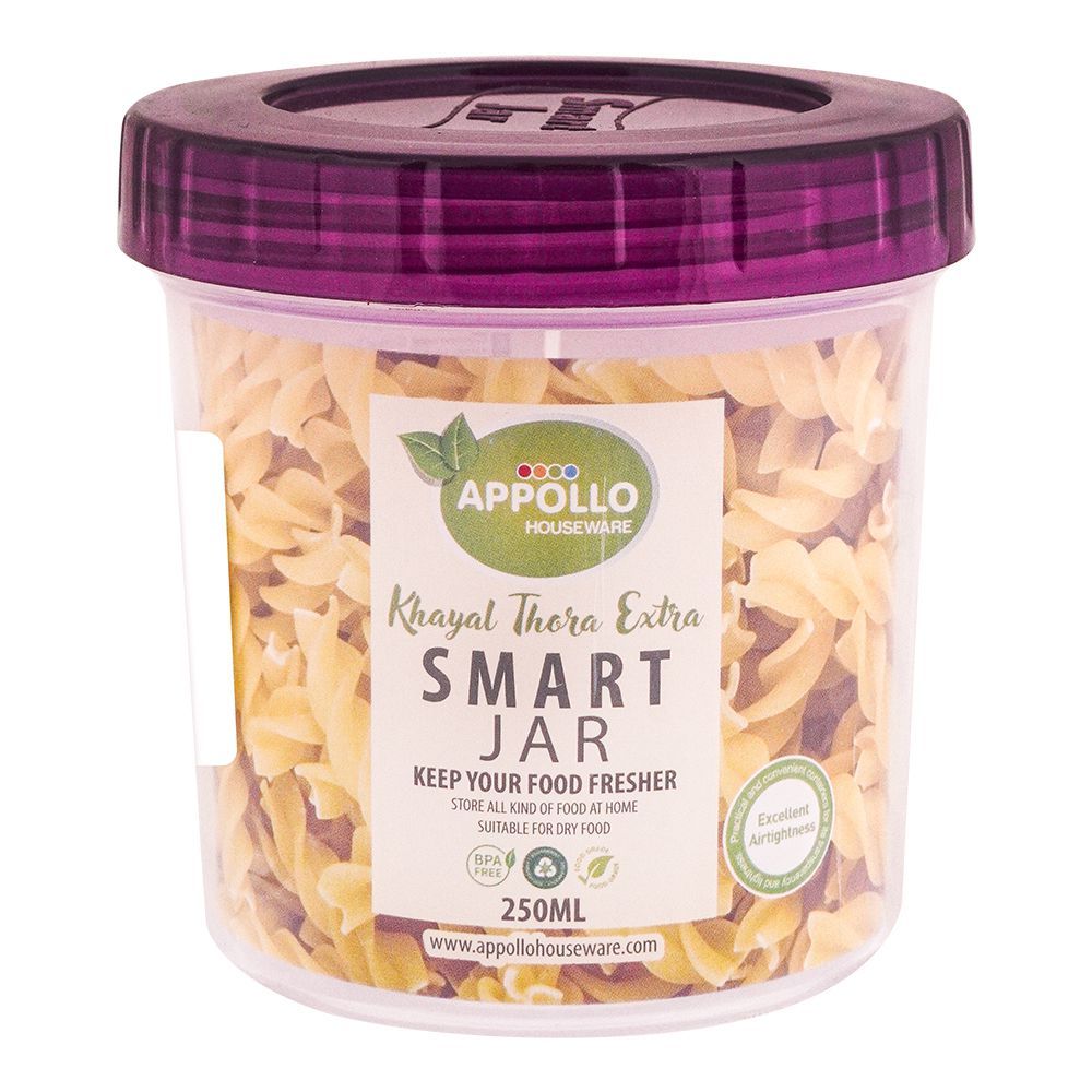 Appollo Smart Jar, Purple, 250ml - Image 2