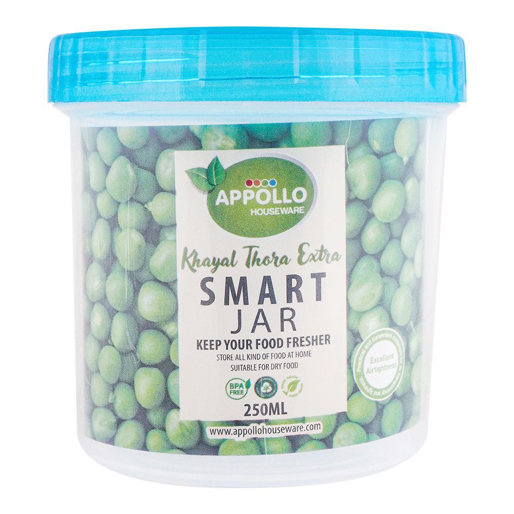 Appollo Smart Jar, Turquoise, 250ml - Main Image