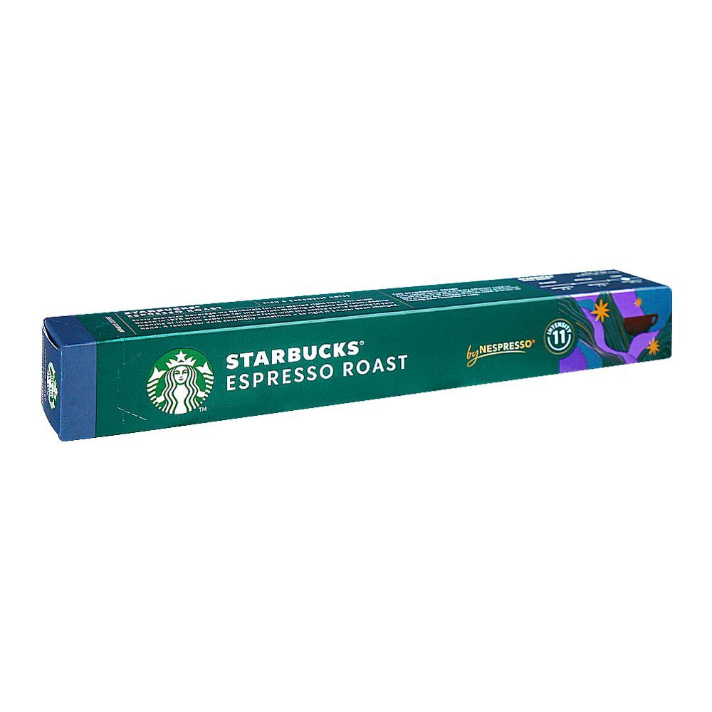 Starbucks Espresso Roast Coffee Pods, 57g - Main Image