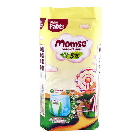 Momse Baby Jumbo Pants XL-5, 12-17Kg, 46-Pack - Image 4