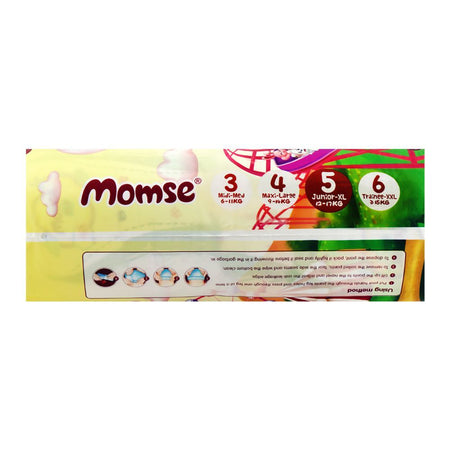 Momse Baby Jumbo Pants XL-5, 12-17Kg, 46-Pack - Image 5
