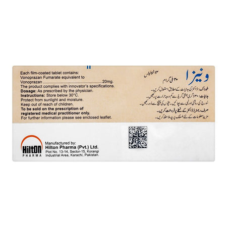 Hilton Pharma Voniza Tablet, 20mg, 14-Pack - Image 2