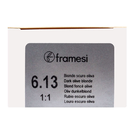 Framesi Framcolor Glamour Hair Coloring Cream 6.13 Dark Olive Blonde - Image 8