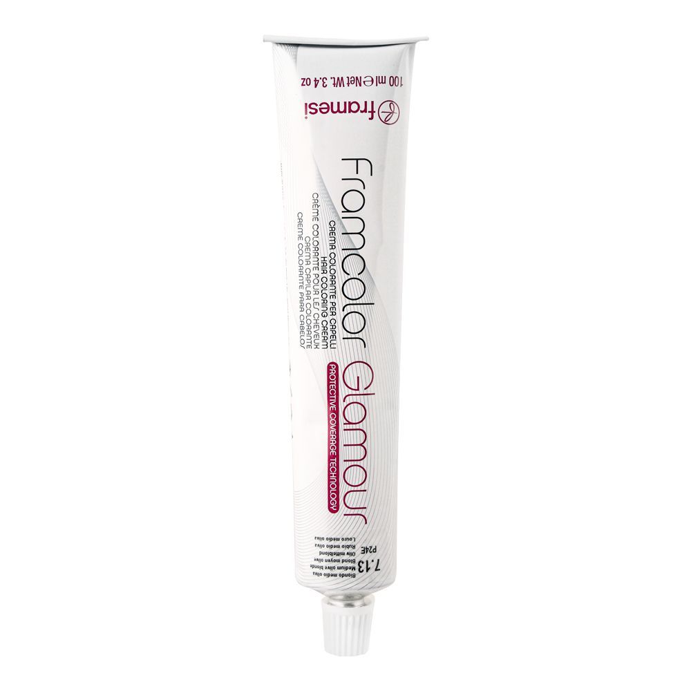 Framesi Framcolor Glamour Hair Coloring Cream 7.13 Medium Olive Blonde - Main Image