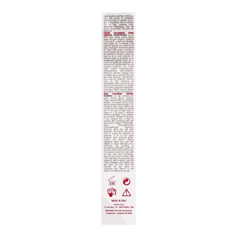 Framesi Framcolor Glamour Hair Coloring Cream 7.13 Medium Olive Blonde - Image 6