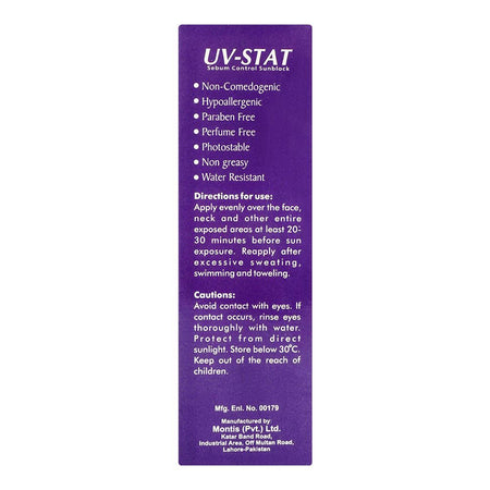 Deu Tech UV-Stat SC Sebum Control Sunblock, For Oily, Acne Prone & Normal Skin, 30g - Image 2