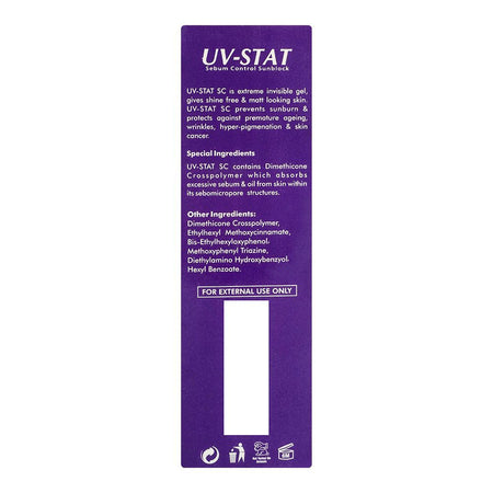 Deu Tech UV-Stat SC Sebum Control Sunblock, For Oily, Acne Prone & Normal Skin, 30g - Image 3