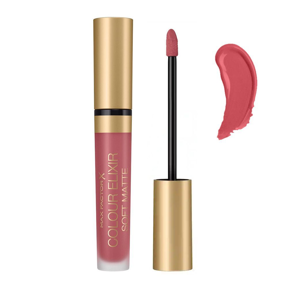 Max Factor Colour Elixir Soft Matte Liquid Lipstick, 015 Rose Dust - Main Image