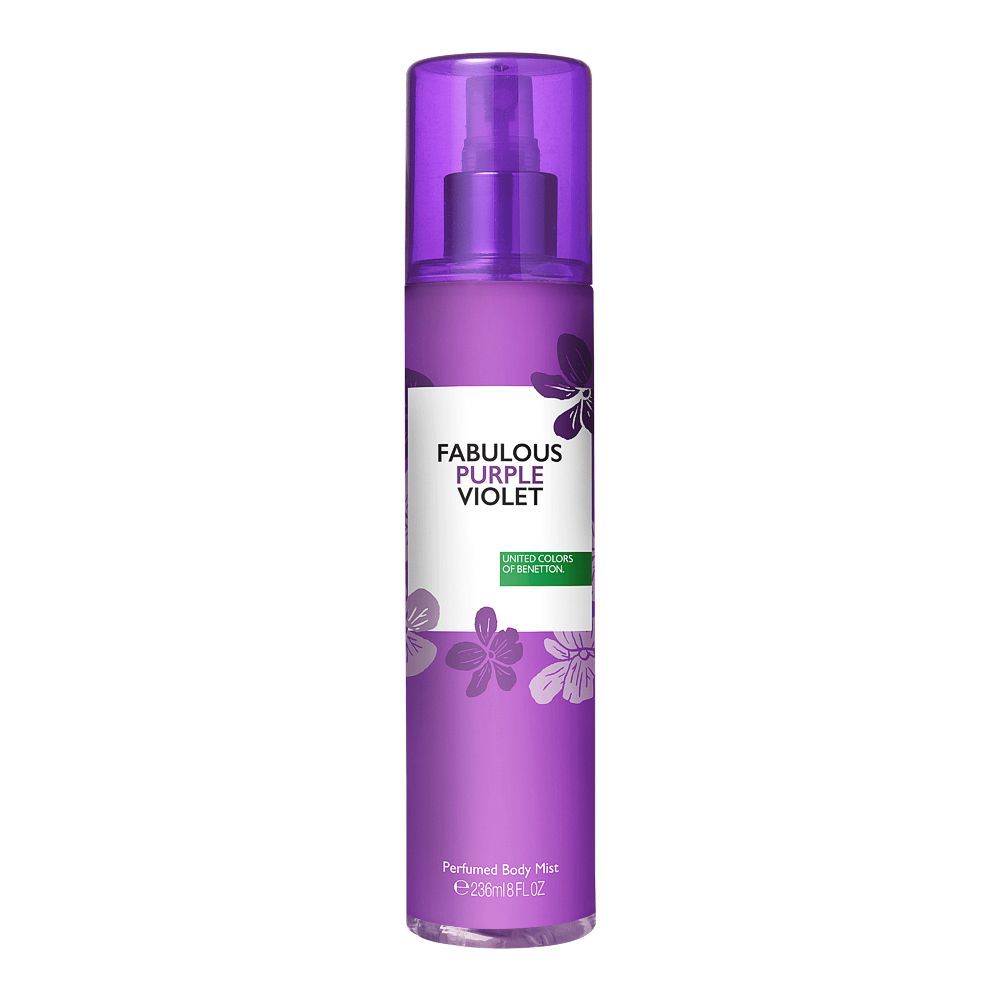 United Colors of Benetton Fabulous Purple Violet Perfumed Body Mist, 236ml - Main Image