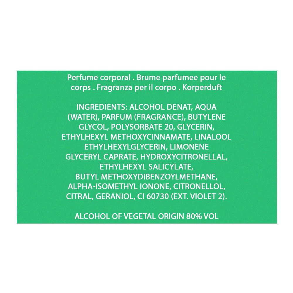 United Colors of Benetton Happy Green Iris Perfumed Body Mist, 236ml - Image 3