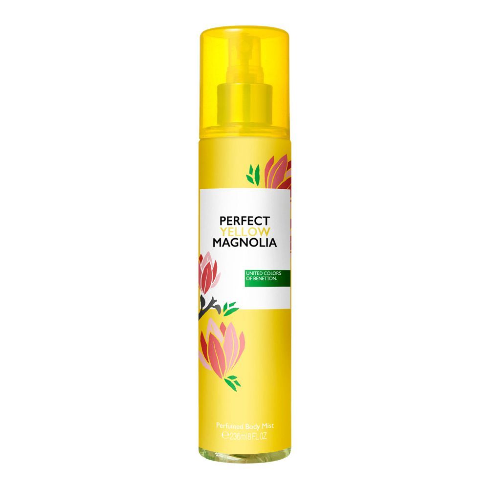 United Colors of Benetton Perfect Yellow Magnolia Perfumed Body Mist, 236ml - Main Image