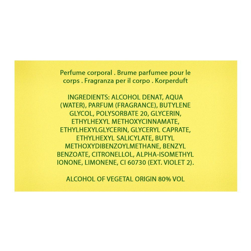 United Colors of Benetton Perfect Yellow Magnolia Perfumed Body Mist, 236ml - Image 3