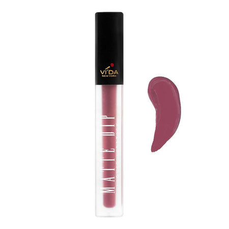 Vi'da New York Matte Dip Liquid Lipstick, 353 Dusty Rose - Main Image