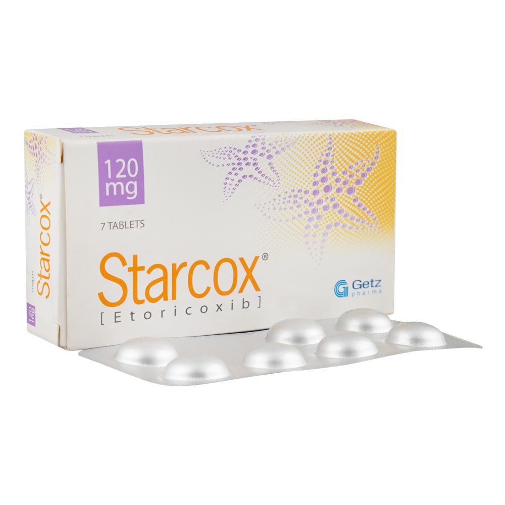 Getz Pharma Starcox Tablet, 120mg, 7-Pack - Main Image
