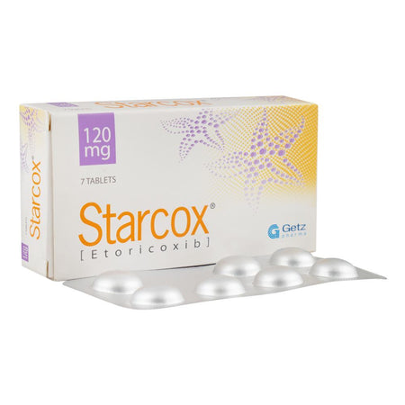 Getz Pharma Starcox Tablet, 120mg, 7-Pack - Main Image