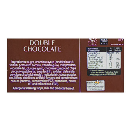 Wall's Double Chocolate Tub, Frozen Dessert, 800ml - Image 3