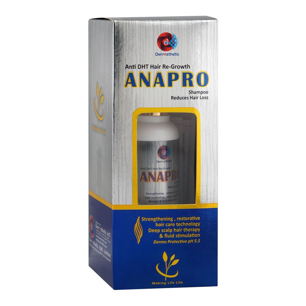 Derresthetic Pharma Anapro Hair Regrowth Shampoo, For Hair Loss, 120ml - Main Image