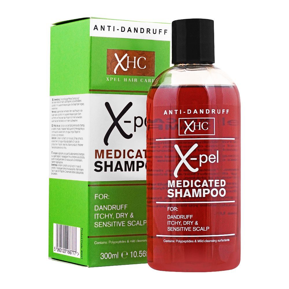 XHC X-Pel Medicated Shampoo, 300ml - Main Image