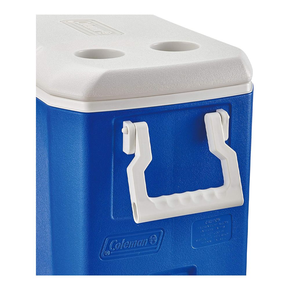 Coleman 48+5 Quart Combo Cooler, Portable Ice Box for Camping, Drinks & Picnics, Blue, 36078 - Image 4