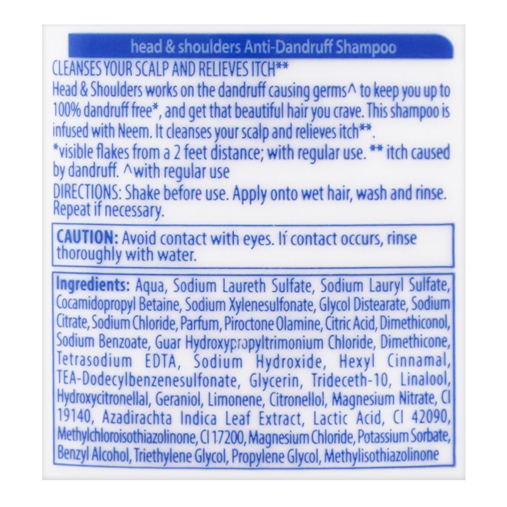 Head & Shoulders Neem Anti-Dandruff Shampoo, 360ml - Image 3