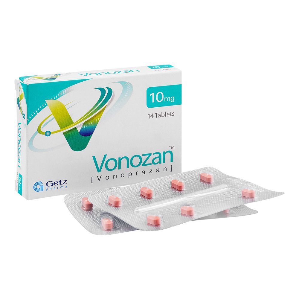 Getz Pharma Vonozan Tablet, 10mg, 14-Pack - Main Image