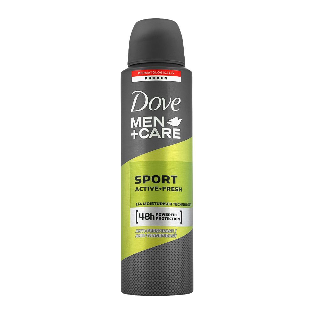 Dove Men + Care Sport Active + Fresh Anti-Prespirant Deodorant Spray, 150ml - Main Image