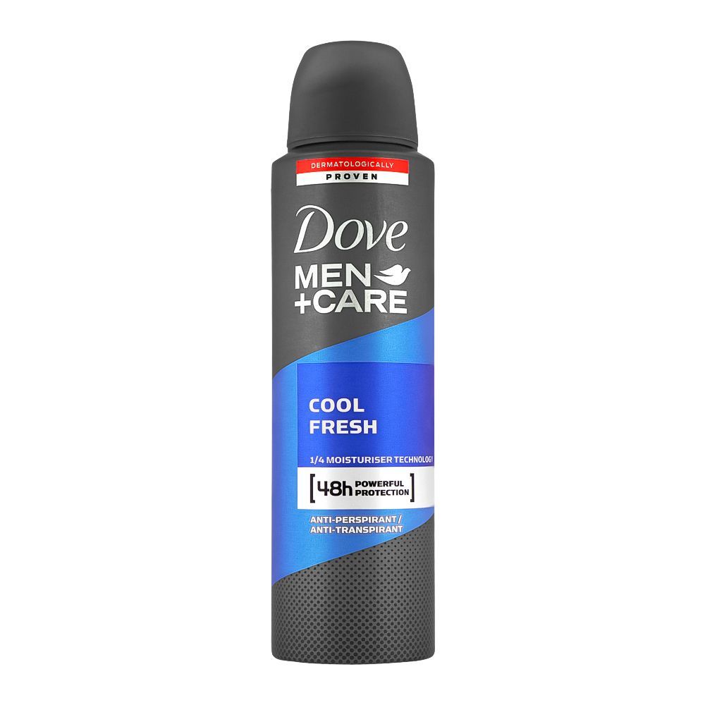Dove Men + Care Cool Fresh Anti-Prespirant Deodorant Spray, 150ml - Main Image