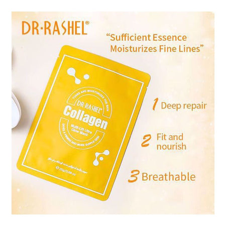 Dr. Rashel Collagen Multi-Lift Ultra Glow Sheet Mask, 25g - Image 3
