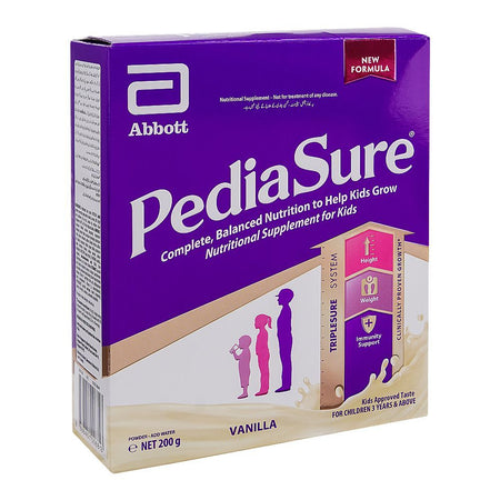 Pediasure Complete Vanilla Triple sure Powder, For Kids 3 Years & Above, 200g - Main Image