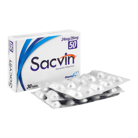PharmEvo Sacvin 50, 24mg/26mg Tablets, 30-Pack - Main Image