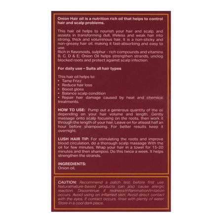 Saeed Ghani Onion Hair Oil, 150ml Image 4
