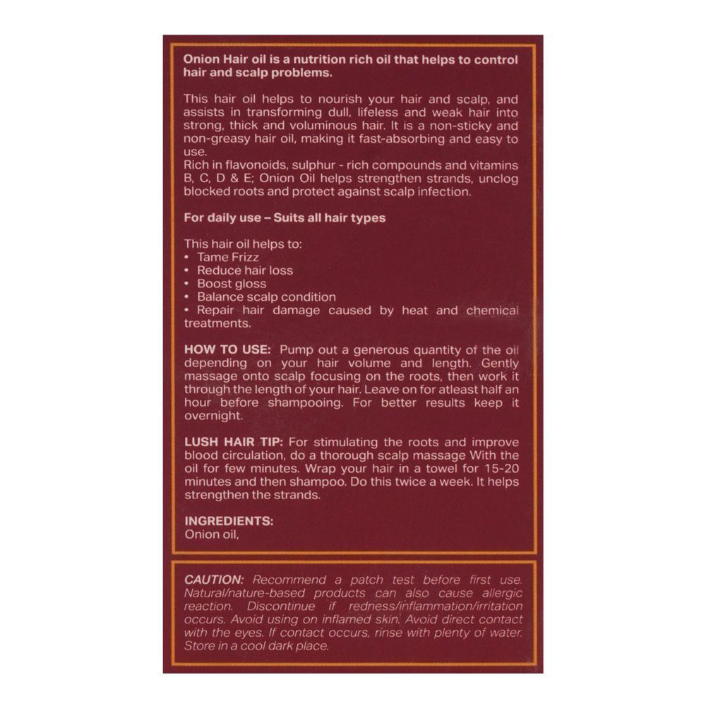 Saeed Ghani Onion Hair Oil, 150ml - Image 4