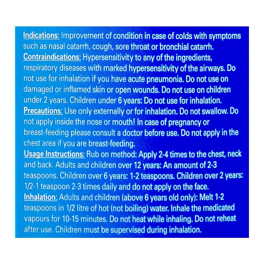 GSK Vicks Vapo Rub Ointment For Cold Relief, 100g - Image 4