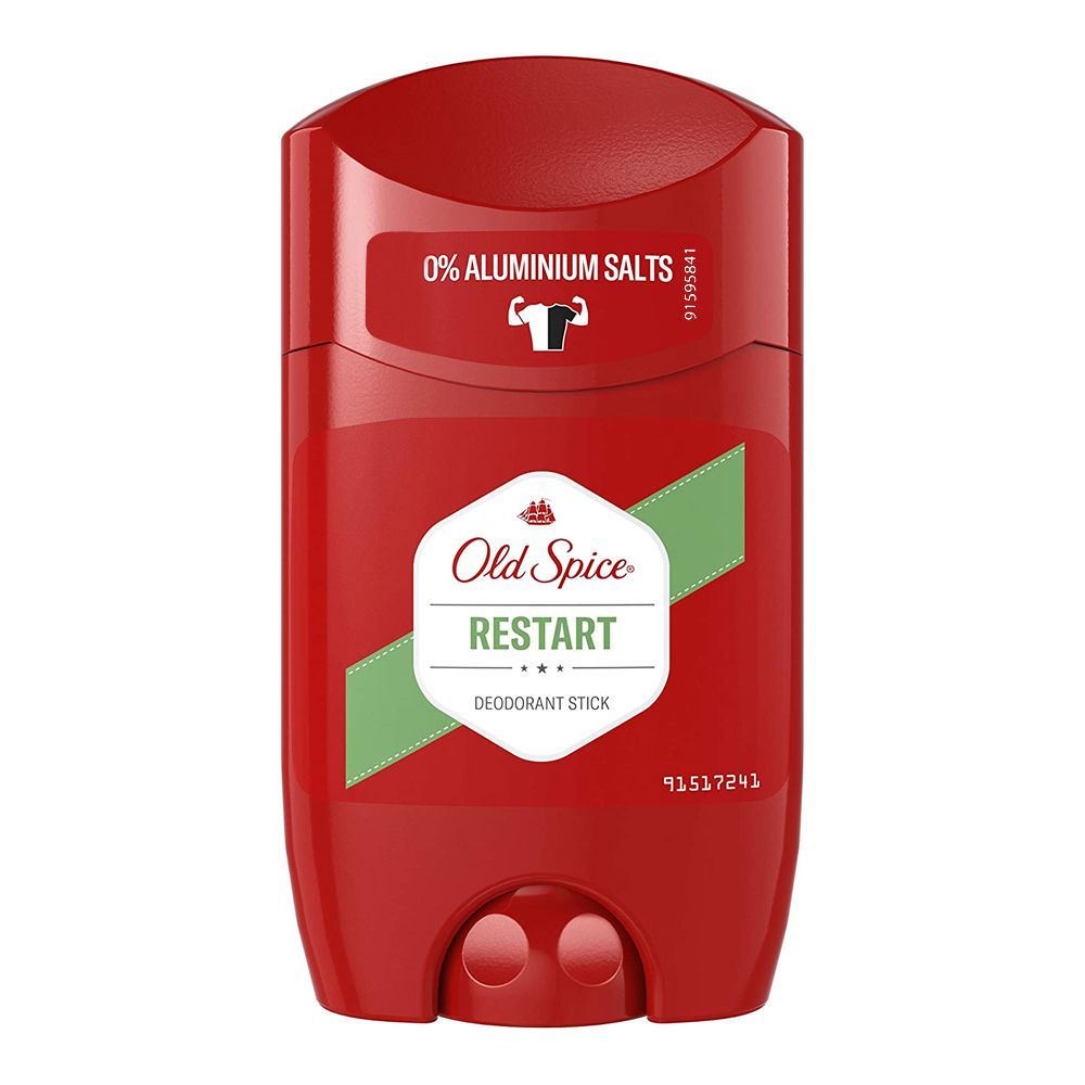 Old Spice Restart, 0% Aluminium Salts Deodorant Stick, For Men, 50ml - Main Image