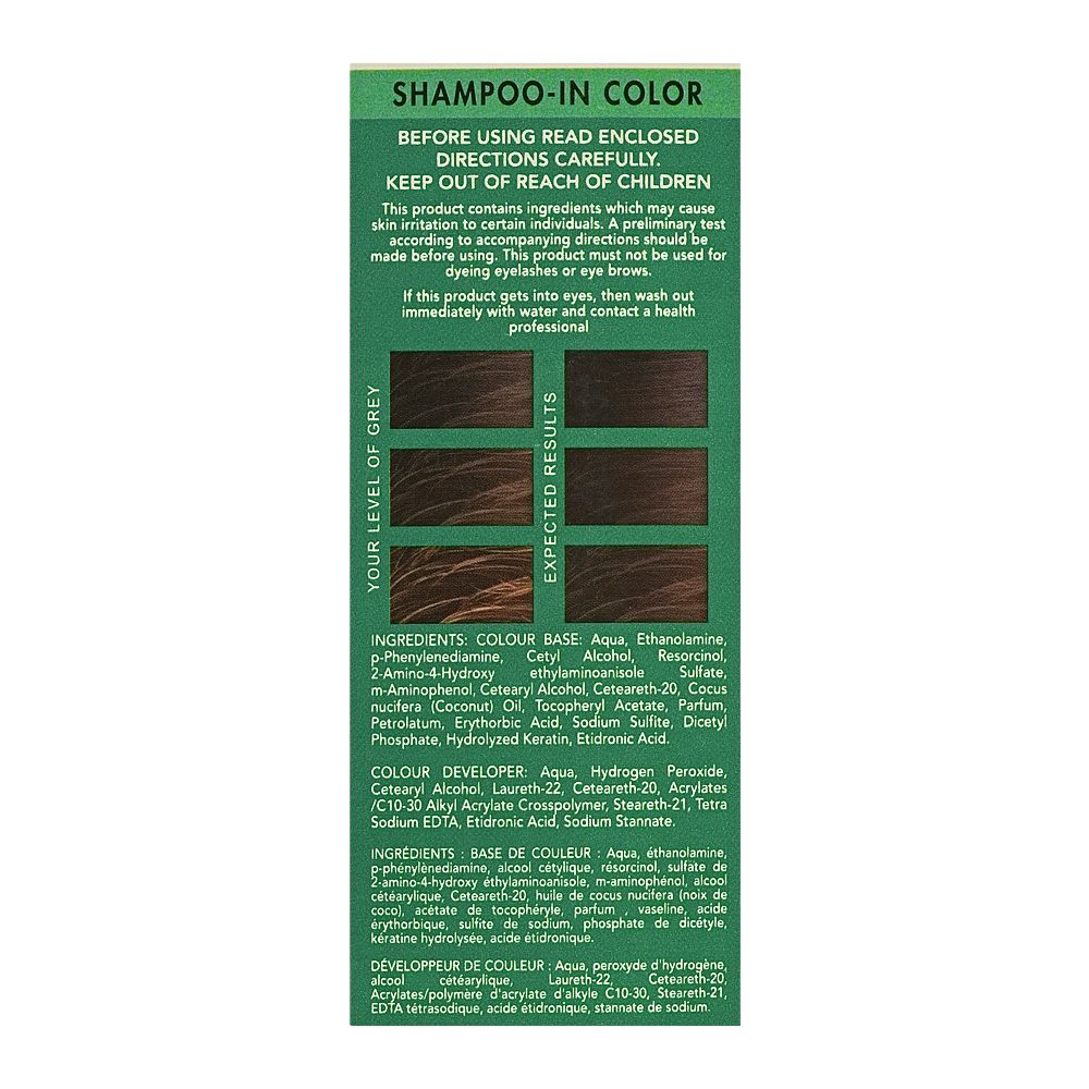 Elmore For Men Shampoo-In-Color, D-45, Dark Brown - Image 4