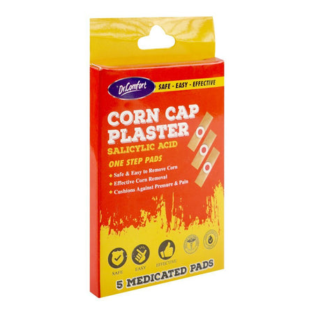Dr.Comfort Corn Cap Plaster, Salicylic, 5-Pack Pads - Main Image