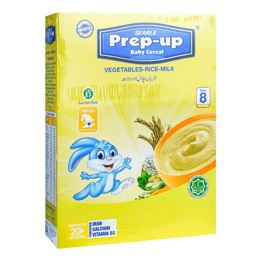 Searle Prep-Up Baby Cereal Vegetables/Rice/Milk, For 8+ Months, 175g - Main Image