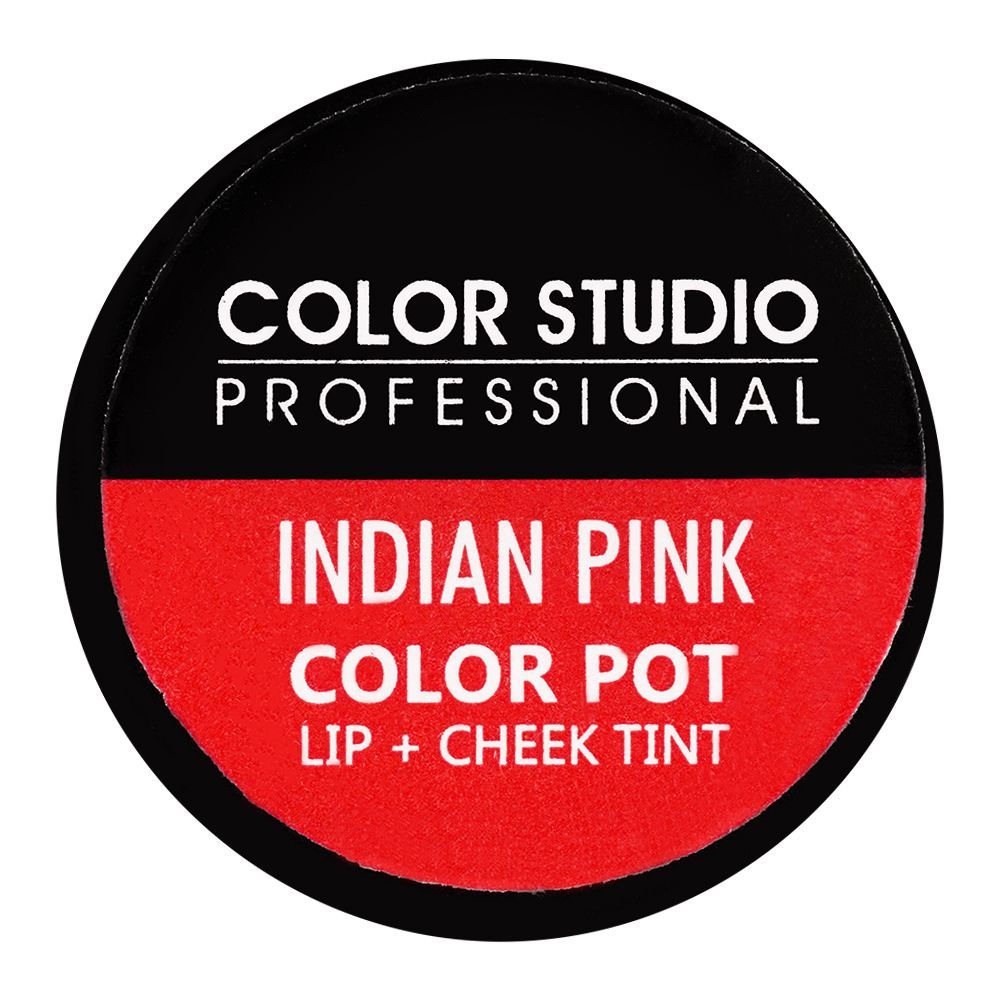 Color Studio Professional Indian Pink Color Pot, Lip + Cheek Tint - Image 2