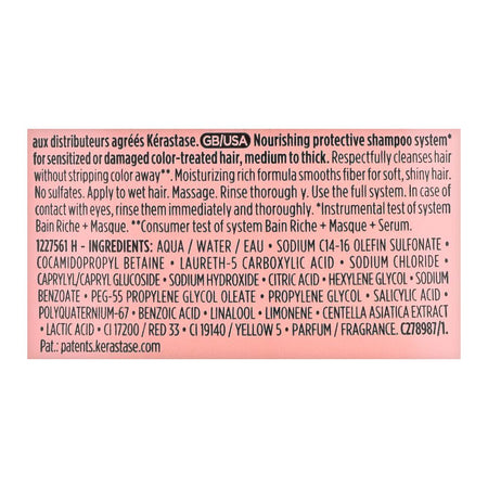 Kerastase Chroma Absolu Bain Riche Chroma Respect Shampoo, For Color Treated Hair, 250ml - Image 3