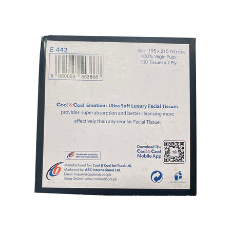 Cool & Cool Emotions Luxury Facial Tissues, 2Ply, 100-Pack - Image 2