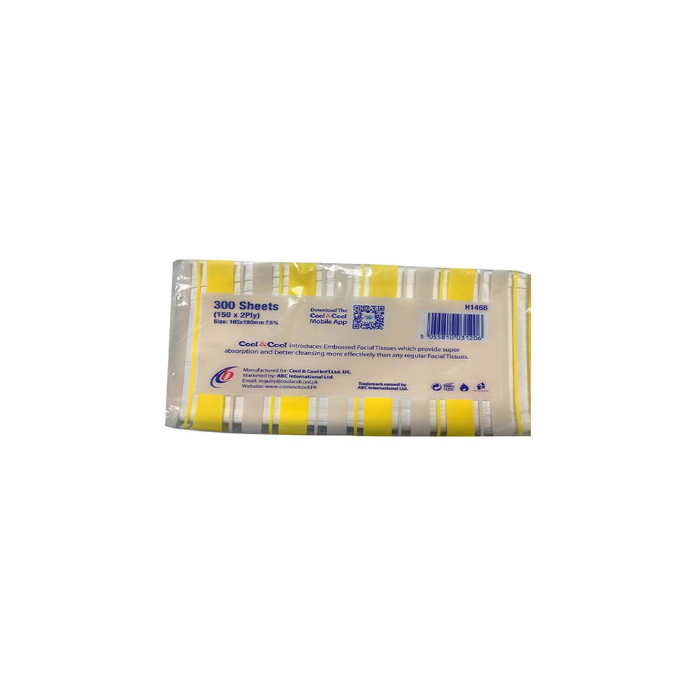 Cool & Cool Moments Premium Facial Tissues, 150x2Ply, 300-Pack - Image 2