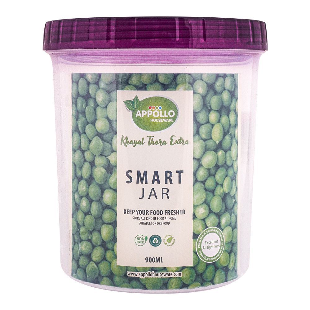 Appollo Smart Jar Large, Purple, 900ml - Main Image